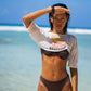 The Barbados Tee Cropped Wavy Sunset